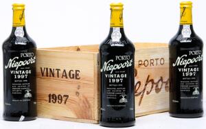 6 bts. Niepoort Vintage Port 1997 A hfin. Owc.