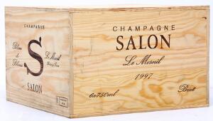 6 bts. Champagne Grand Cru Le Mesnil, Salon 1997 A hfin. Owc.