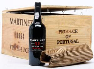 12 bts. Martinez Vintage Port 1994 A hfin. Owc.