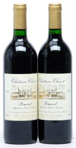 2 bts. Château Clinet, Pomerol 1989 A hfin.