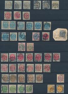 1870-1903. Planche diverse Tofarvet.