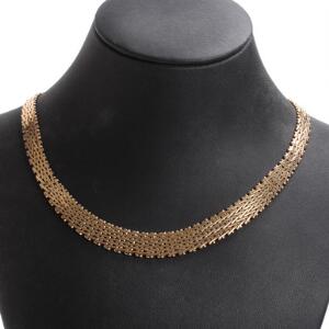 Halskæde af 14 kt. guld L. 42,5 cm. Vægt 40 g.