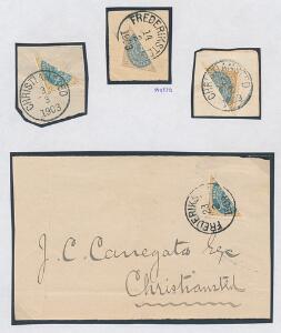 1903. 4 cents. Planche HALVERINGER incl. tk.14.