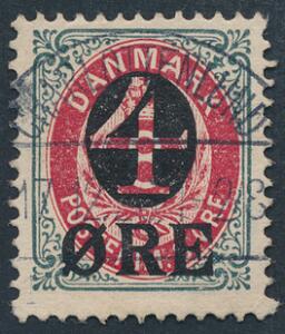 1904. 48 øre. LUX-stempel CHARLOTTENLUND 17.12.26