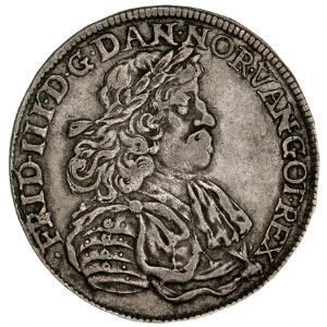 Frederik III, 4 mark  krone 1666, H 105A, Aagaard 96