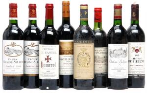 2 bts. Château Chasse-Spleen, Moulis-En-Medoc 1998 A hfin.  etc. Total 8 bts.