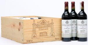 12 bts. Château Lascombes, Margaux. 2. Cru Classé 1994 A hfin. Owc.