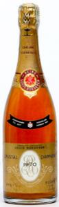 1 bt. Champagne Cristal, Louis Roederer 1970 A hfin.
