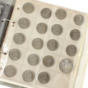 Sverige, album med samling med bl.a. 1 kr Ag ca. 40 stk., 50 kr 1976 etc.