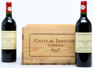 6 bts. Château Trotanoy, Pomerol 1995 A hfin. Owc.