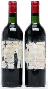 2 bts. Château Cheval Blanc, 1. Grand Cru Classé A 1958 A-AB bn.