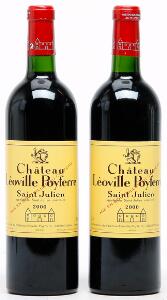 2 bts. Château Léoville Poyferré, Saint - Julien. 2. Cru Classé 2000 A hfin.