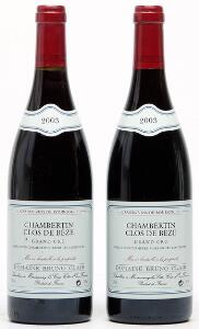 2 bts. Chambertin Clos de Bèze, Domaine Bruno Clair 2003 A hfin.