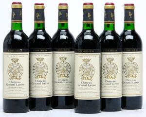 12 bts. Château Gruaud Larose, Saint - Julien. 2. Cru Classé 1986 A-AB bn. Owc.
