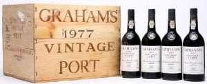 12 bts. Grahams Vintage Port 1977 A-AB bn. Owc.