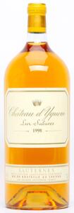 1 bt. Imp. Château dYquem, Sauternes. 1. Grand Cru Classé 1998 A hfin.