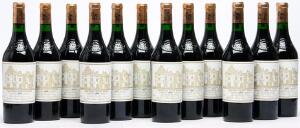 12 bts. Château Haut Brion, Pessac-Léognan. 1. Cru Classé 1986 A hfin. Owc.