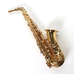 Musikinstrumenter Yamaha Saxofon. Model YAS-275. Med tilhørende kasse.