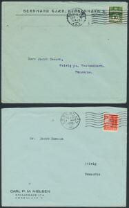 1924-1940. Fire breve sendt internt og til Færøerne.