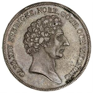 Sverige, Carl XIV Johan, Riksdaler Specie 1841, SM 69