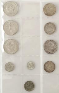Østrig, lille samling fra 1600 - 1900-tallet, mange i sølv og i pæne kvaliteter, bl.a Salzburg, 16 thaler klipping 1648, KM 108, 15 kreuzer 1694, KM 278