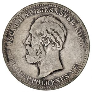 Norge, Oscar II, 2 kr 1898, NM 26