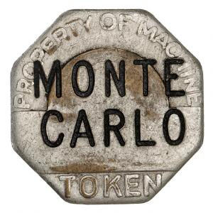 Spillemærke, ES 1227 Monte Carlo - meget sjældent til salg