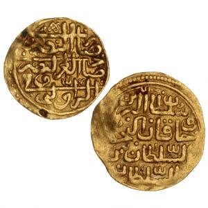 Tyrkiet, osmanniske rige, 2 Dinarer, ca. 11. århundrede, hhv. 3,48 og 3,23 g
