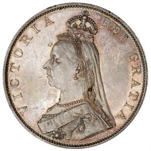 England, Victoria, 1837 - 1901, double-florin 1887, S 3923