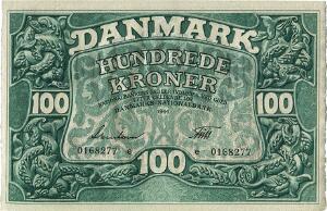 100 kr 1944 e, Svendsen  Friis, Sieg 125