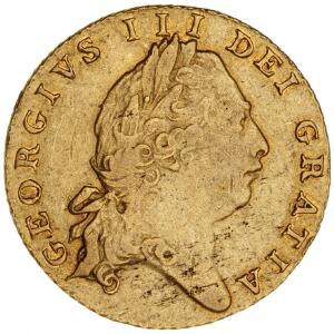 England, George III, 1760 -1820, half-guinea 1801, S 3736, F 363