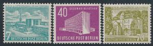 Berlin. 1954. 7-70 pf. Postfrisk sæt. Michel EURO 130