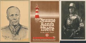 Tyskland. Lot med 7 forskellige propaganda-postkort fra 2.VK