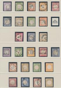 Tysk Rige. 1872-1923. Samling i Safe-album med bl.a. mange Brystskjold m.m. Se fotoudsnit