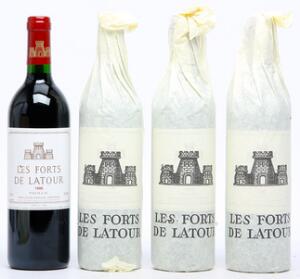 4 bts. Les Forts De Latour, 2wine Ch. Latour 1990 A hfin.