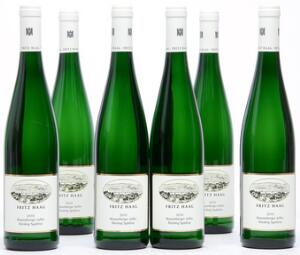 6 bts. Riesling, Brauneberger Juffer - Sonnenuhr, Spätlese, Fritz Haag 2010 A hfin. Oc.