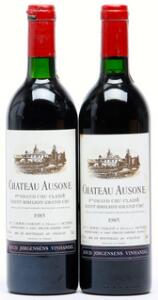 2 bts. Château Ausone, 1. Grand Cru Classé A 1985