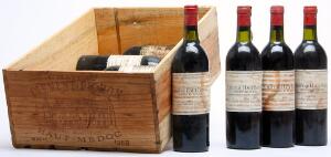 10 bts. Château Haut Bailly Grand Cru Classé, Pessac-Léognan 1981 A-AB bn.