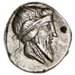Romerske republik, Q. Titius, Denar, 90 f.Kr., 4,05 g, Sear 238, Cr. 3411