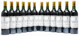 12 bts. Château Pichon Longueville Comtesse, Pauillac. 2. Cru Classé 1988 Owc.