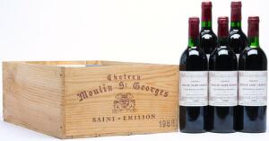 12 bts. Chateau Moulin Saint Georges, Saint Emilion Grand Cru 1988 A-AB bn. Owc.