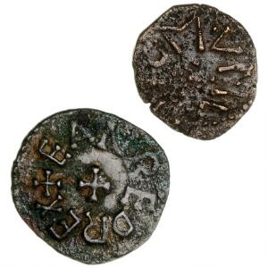England, Eanred, 810 - 841, Sceatta, S 860, møntmester, HVAETRED Wigmund, 837 - 850, Sceatta, S 870, møntmester, HUNLAF