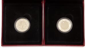 Polarmønter, 1000 kr 2007 Isbjørn og 1000 kr 2008 Sirius, Sieg 1B, 2B - begge i originale æsker fra Den Kgl. Mønt