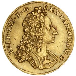 Frederik IV, kurantdukat  2 riksdaler 1715, H 31, S 1, F 221