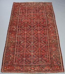 Semiantikt Fereghan tæppe, Persien. Gentagelsesmønster med herati deisgn. 1930-1940. 301 x 159 cm.