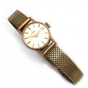 Omega Damearmbåndsur af 14 kt. guld. Mekanisk værk md manuelt optræk. 1960-70erne.