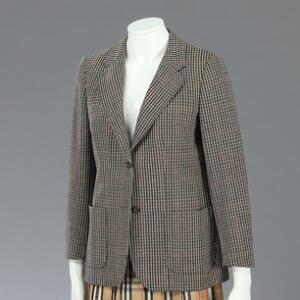 Burberry Scottish Cheviot. Ternet blazerjakke. Ca. str. 40.