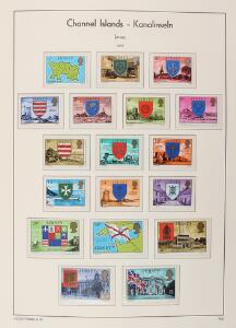 Jersey. Samling i flot Leuchtturm-album, velbesat frem til 2002 incl. miniark.