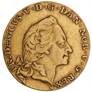 Frederik V, Kurantdukat  12 mark 1758 WVH, H 22C