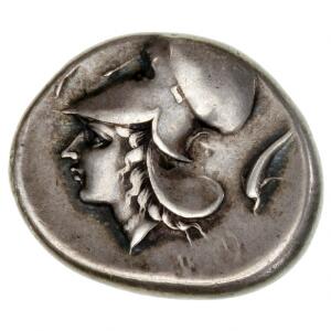 Antikkens Grækenland, Korinth, 4. århundrede f.Kr., Stater, Ag, 8,54 g, Pegasi 315